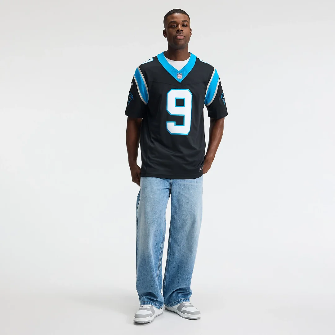 Zennovawear Bryce Young Carolina Panthers Team Vapor FUSE. Stitched Limited Jersey - Black