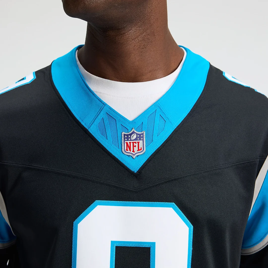 Zennovawear Bryce Young Carolina Panthers Team Vapor FUSE. Stitched Limited Jersey - Black