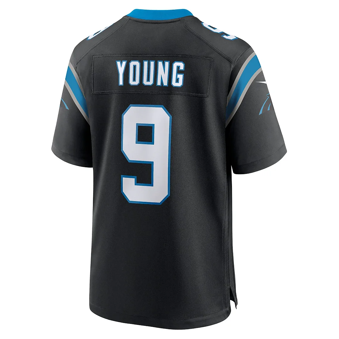 Zennovawear Bryce Young Carolina Panthers Team Game Jersey - Black