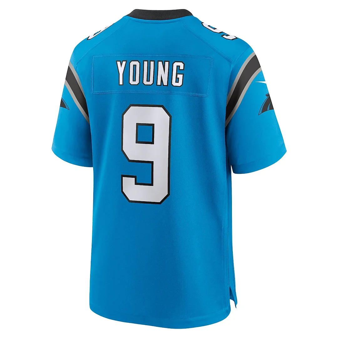 Zennovawear Bryce Young Carolina Panthers Alternate Game Jersey - Blue