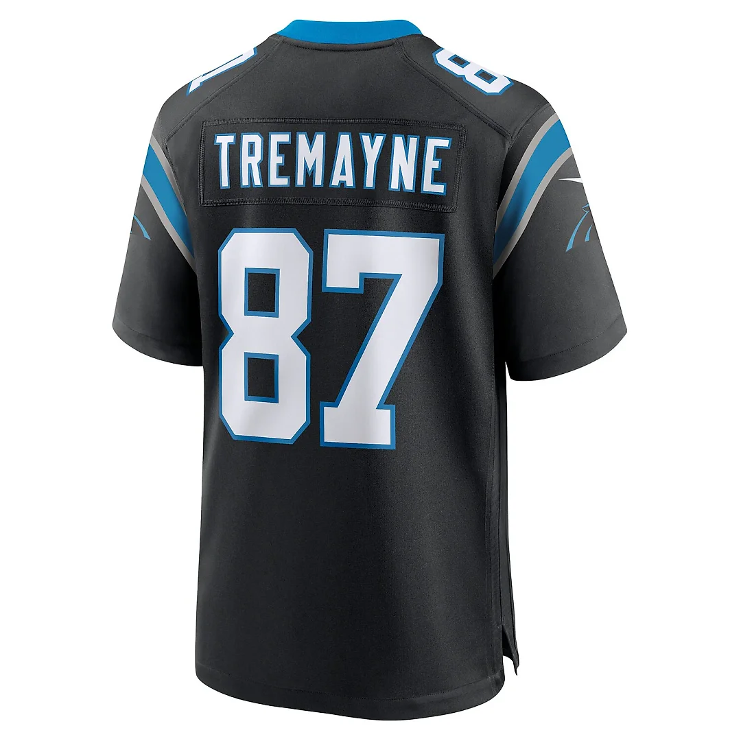 Zennovawear Brycen Tremayne Carolina Panthers Team Game Jersey - Black
