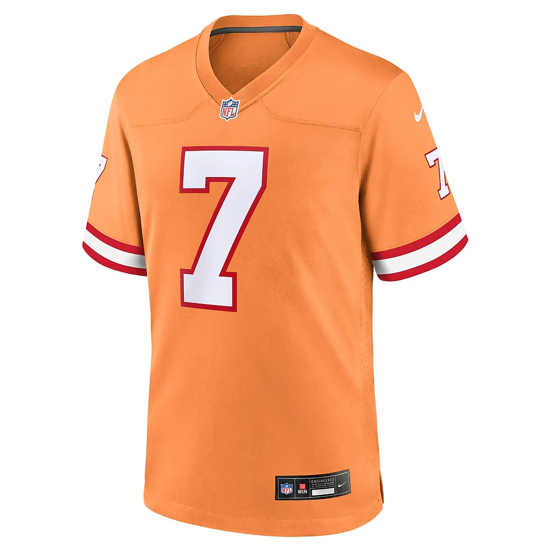 Zennovawear Bucky Irving Tampa Bay Buccaneers Alternate Game Jersey - Orange