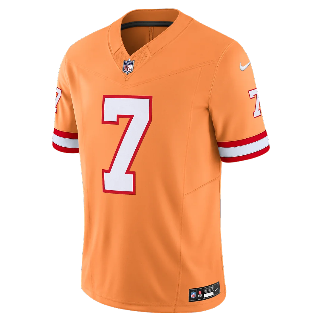 Zennovawear Bucky Irving Tampa Bay Buccaneers Alternate 2 Throwback Vapor FUSE. Limited Jersey - Orange