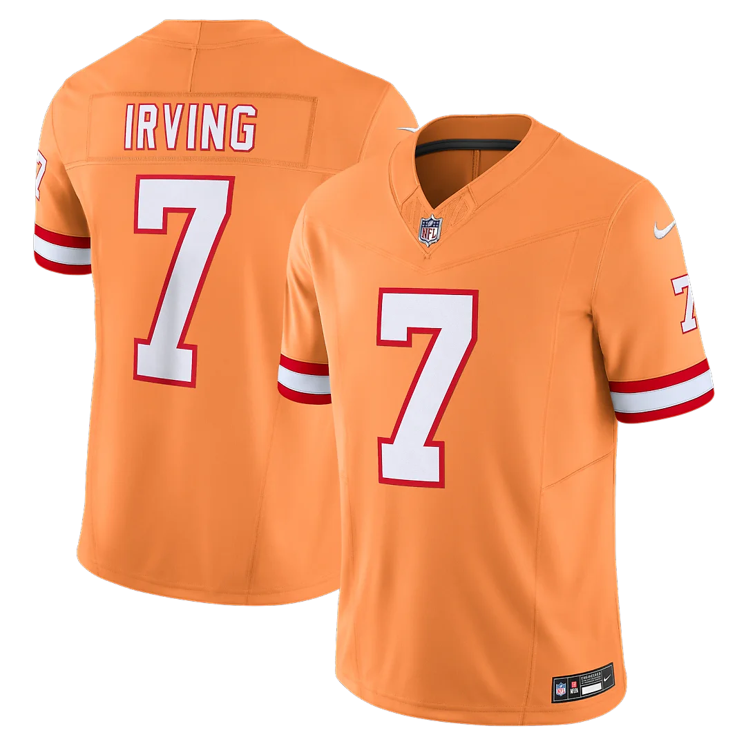 Zennovawear Bucky Irving Tampa Bay Buccaneers Alternate 2 Throwback Vapor FUSE. Limited Jersey - Orange