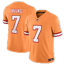Zennovawear Bucky Irving Tampa Bay Buccaneers Alternate 2 Throwback Vapor FUSE. Limited Jersey - Orange