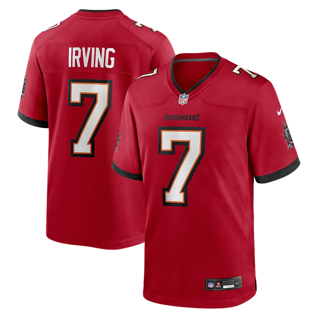 Zennovawear Bucky Irving Tampa Bay Buccaneers Game Jersey - Red