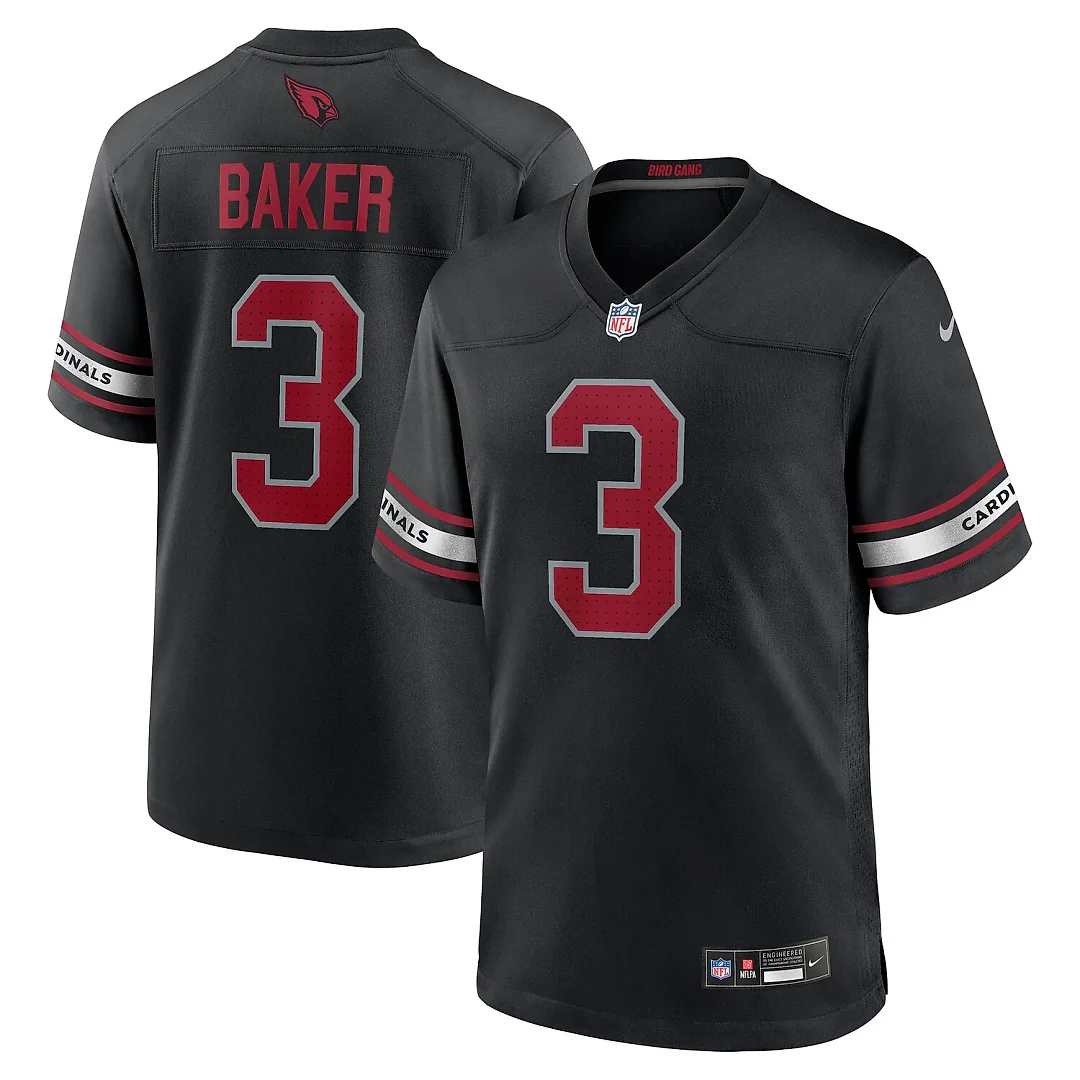 Zennovawear Budda Baker Arizona Cardinals Game Jersey - Black
