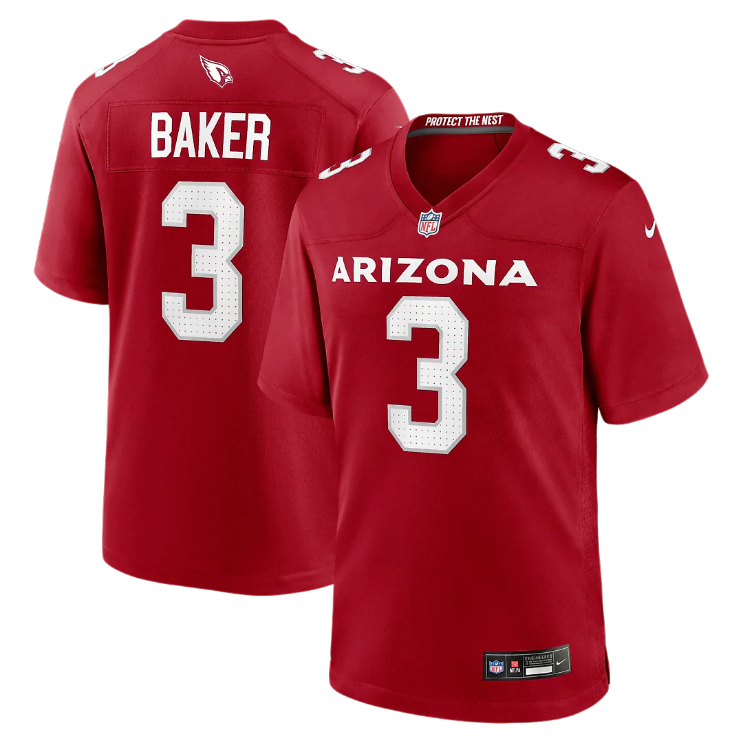 Zennovawear Budda Baker Arizona Cardinals Game Player Jersey - Cardinal