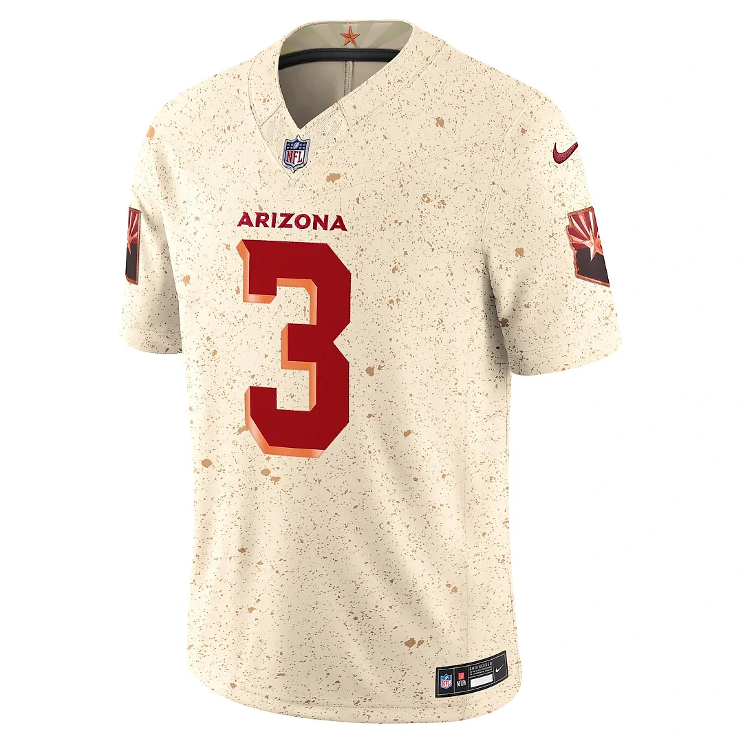 Zennovawear Budda Baker Arizona Cardinals 2025 Rivalries Collection Stitched Limited Jersey - Natural