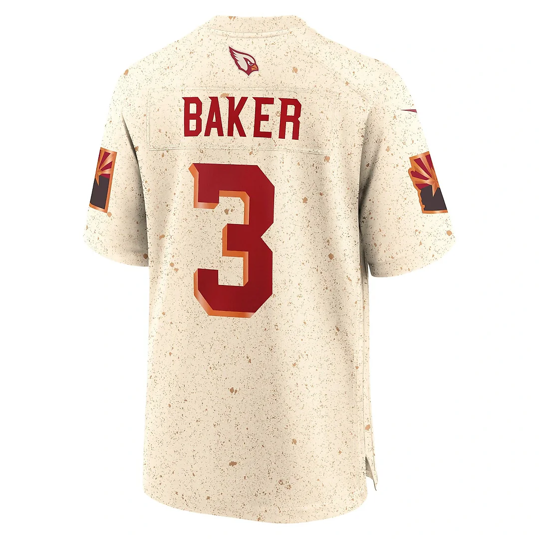 Zennovawear Budda Baker Arizona Cardinals 2025 Rivalries Collection Game Jersey - Natural