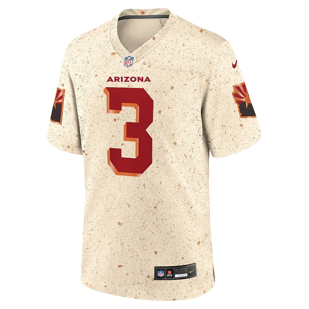Zennovawear Budda Baker Arizona Cardinals 2025 Rivalries Collection Game Jersey - Natural