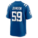 Zennovawear Buddy Johnson Indianapolis Colts Team Game Jersey - Royal