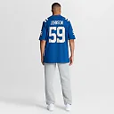 Zennovawear Buddy Johnson Indianapolis Colts Team Game Jersey - Royal