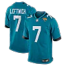 Zennovawear Byron Leftwich Jacksonville Jaguars Retired Player Game Jersey - Teal
