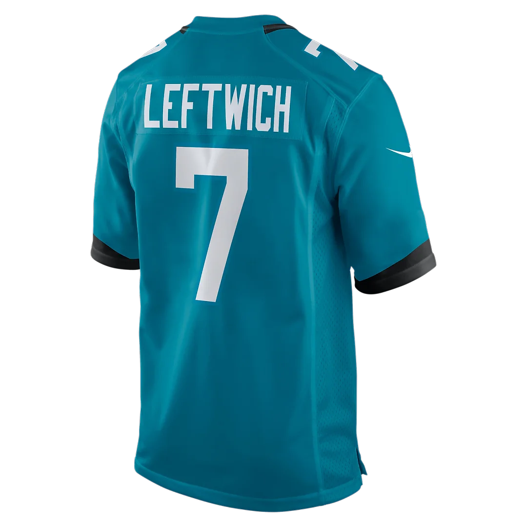 Zennovawear Byron Leftwich Jacksonville Jaguars Retired Player Game Jersey - Teal