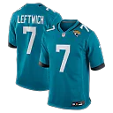Zennovawear Byron Leftwich Jacksonville Jaguars Retired Player Game Jersey - Teal