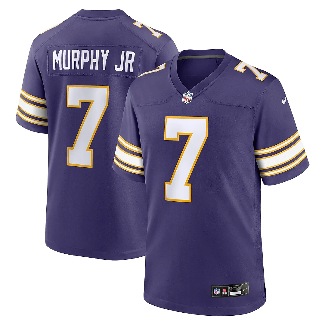 Zennovawear Byron Murphy Jr. Minnesota Vikings Alternate Game Jersey - Purple