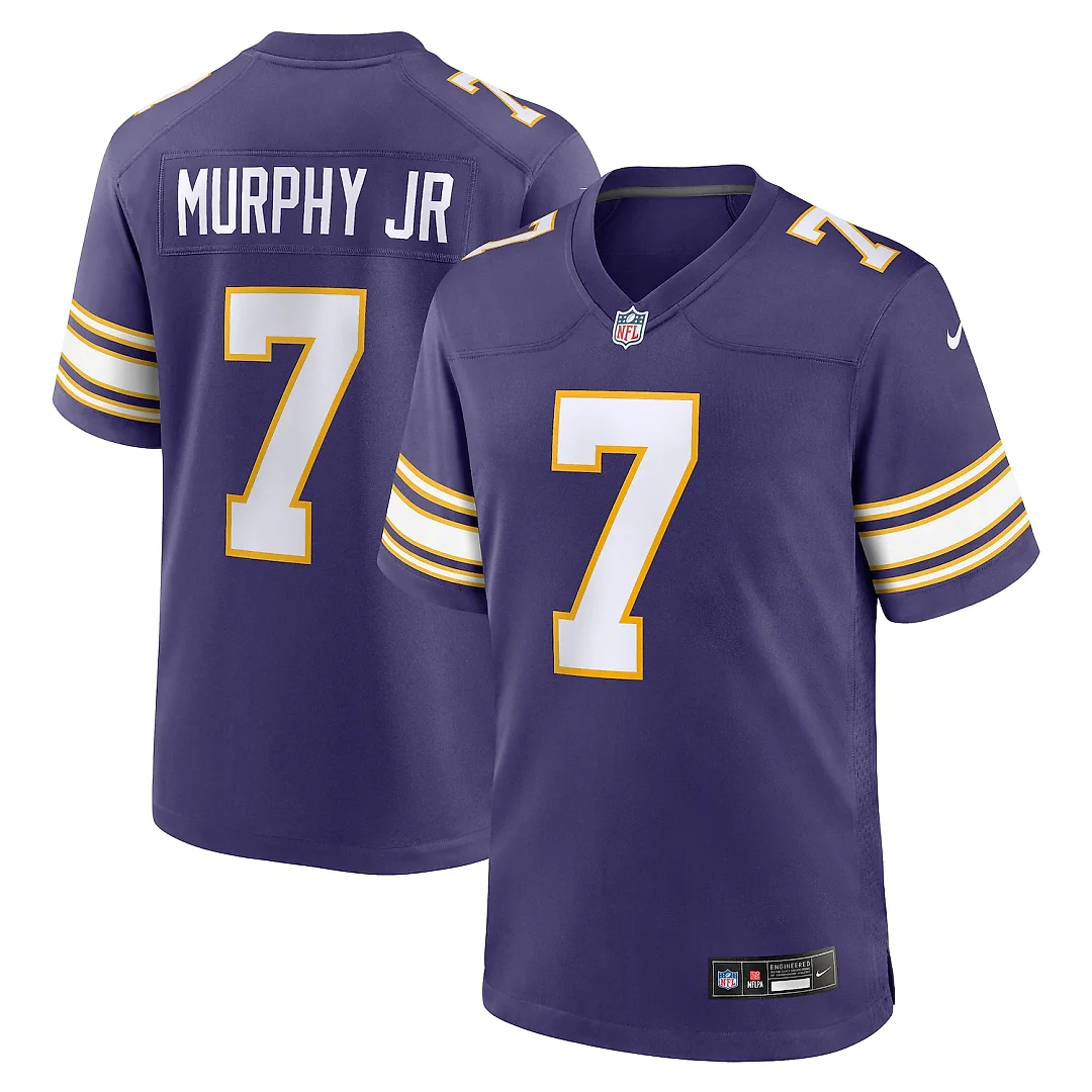 Zennovawear Byron Murphy Jr. Minnesota Vikings Alternate Game Jersey - Purple