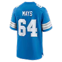 Zennovawear Cade Mays Detroit Lions Team Game Jersey - Blue