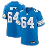 Zennovawear Cade Mays Detroit Lions Team Game Jersey - Blue