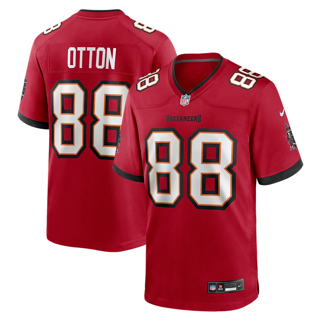 Zennovawear Cade Otton Tampa Bay Buccaneers Game Player Jersey - Red