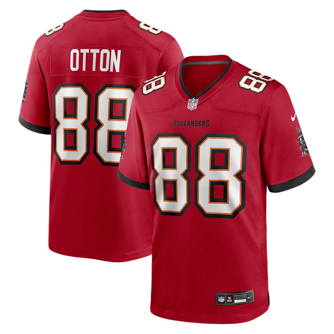 Zennovawear Cade Otton Tampa Bay Buccaneers Game Player Jersey - Red