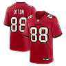 Zennovawear Cade Otton Tampa Bay Buccaneers Game Player Jersey - Red