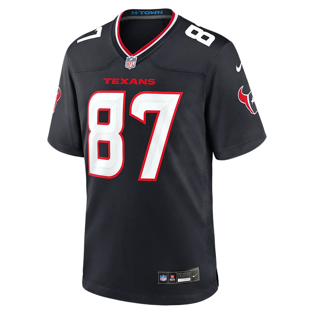 Zennovawear Cade Stover Houston Texans Game Jersey - Navy