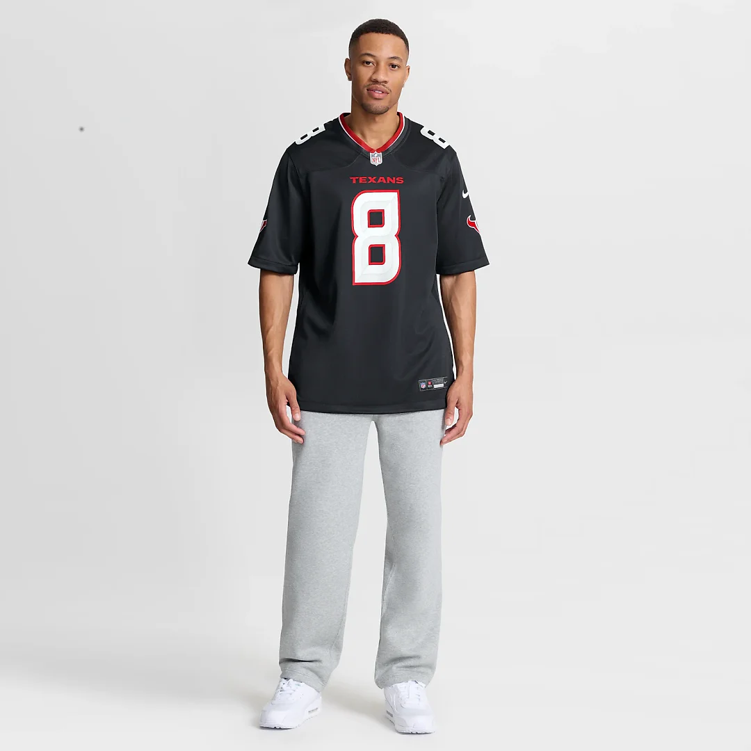 Zennovawear Cade Stover Houston Texans Team Game Jersey - Navy