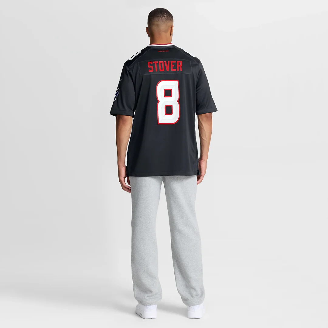 Zennovawear Cade Stover Houston Texans Team Game Jersey - Navy