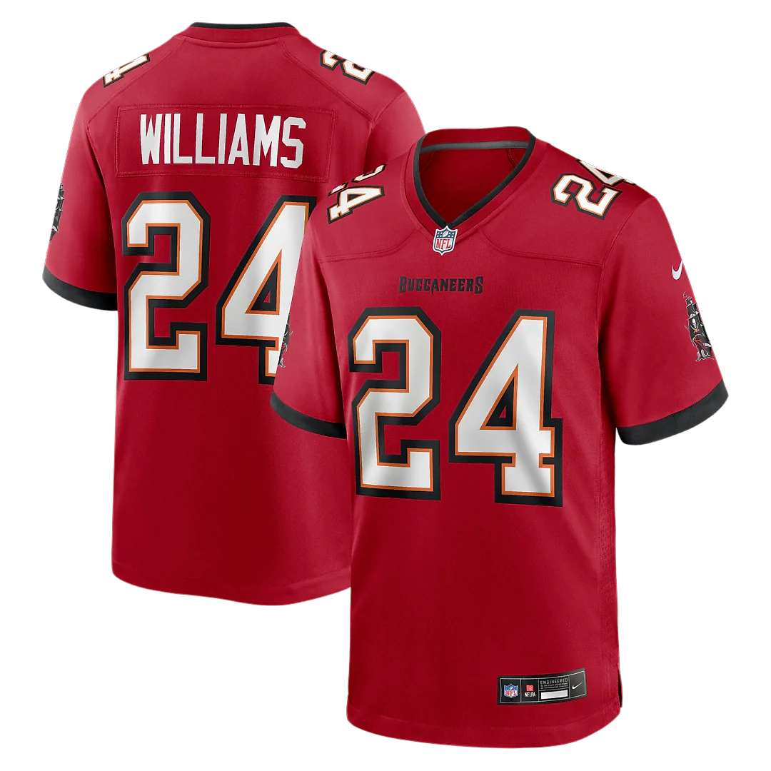 Zennovawear Cadillac Williams Tampa Bay Buccaneers Game Retired Player Jersey - Red