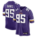 Zennovawear Caleb Banks Minnesota Vikings 2026 NFL Draft First Round Pick No. 18 Team Game Jersey - Purple