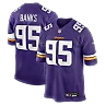 Zennovawear Caleb Banks Minnesota Vikings 2026 NFL Draft First Round Pick No. 18 Team Game Jersey - Purple