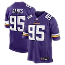 Zennovawear Caleb Banks Minnesota Vikings 2026 NFL Draft First Round Pick No. 18 Team Game Jersey - Purple
