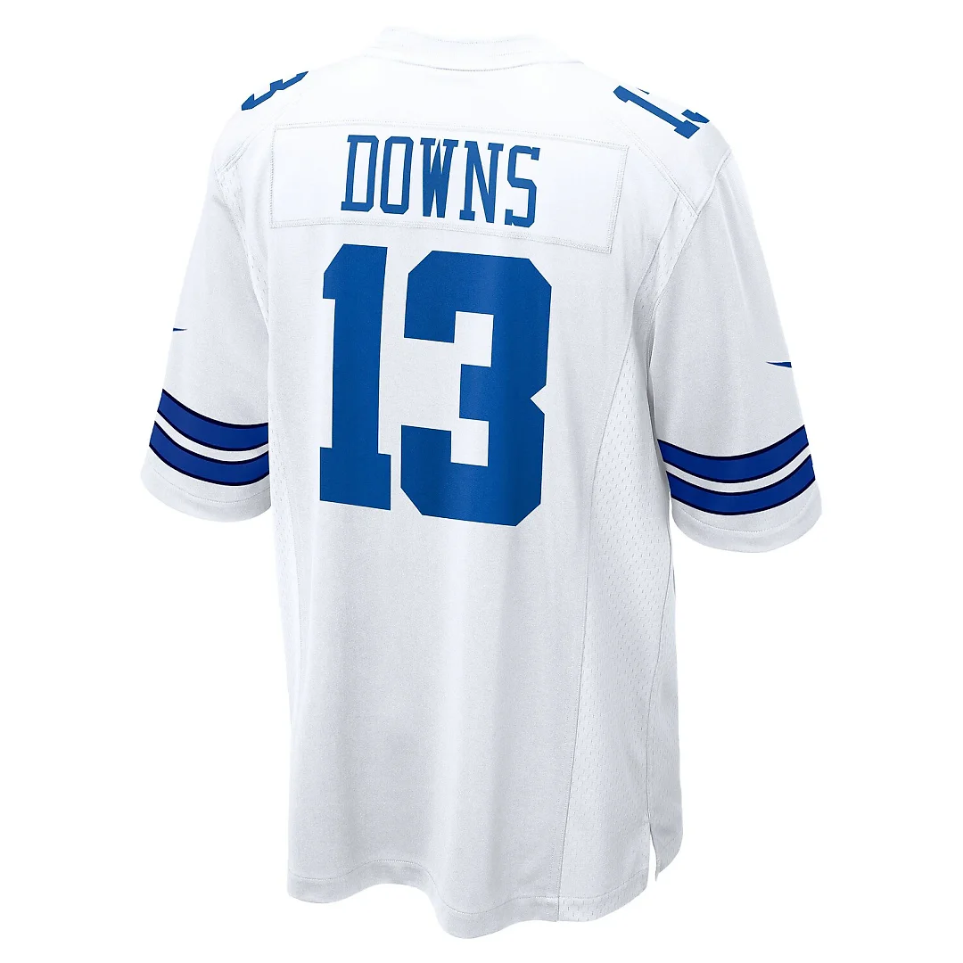 Zennovawear Caleb Downs Dallas Cowboys Game Jersey - White