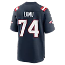 Zennovawear Caleb Lomu New England Patriots 2026 NFL Draft First Round Pick No. 28 Team Game Jersey - Navy