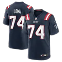 Zennovawear Caleb Lomu New England Patriots 2026 NFL Draft First Round Pick No. 28 Team Game Jersey - Navy