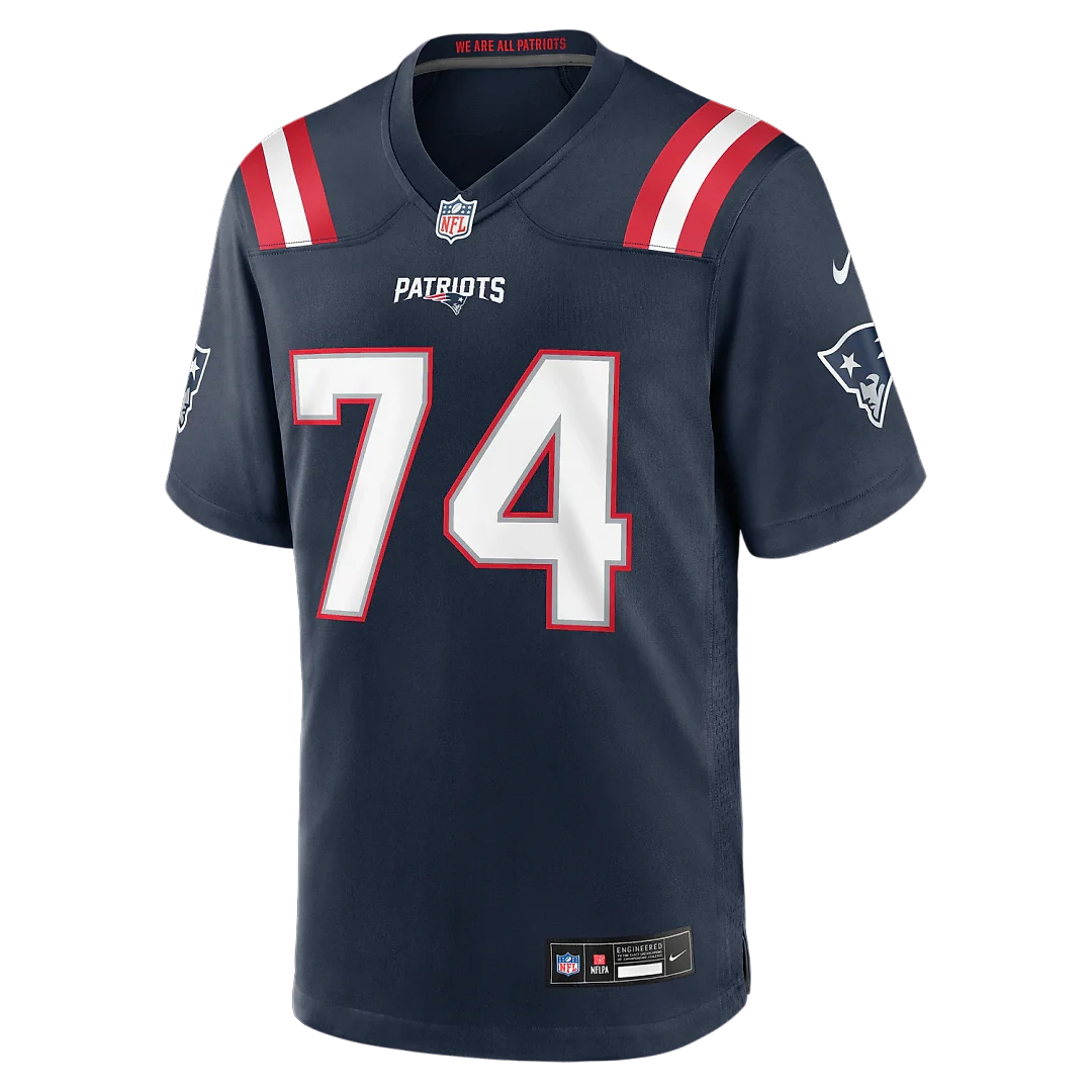 Zennovawear Caleb Lomu New England Patriots 2026 NFL Draft First Round Pick No. 28 Team Game Jersey - Navy