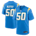 Zennovawear Caleb Murphy Los Angeles Chargers Team Game Jersey - Powder Blue