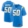 Zennovawear Caleb Murphy Los Angeles Chargers Team Game Jersey - Powder Blue