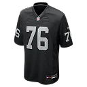 Zennovawear Caleb Rogers Las Vegas Raiders Team Game Jersey - Black