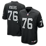 Zennovawear Caleb Rogers Las Vegas Raiders Team Game Jersey - Black