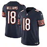 Zennovawear Caleb Williams Chicago Bears Team Vapor FUSE. Stitched Limited Jersey - Navy