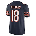 Zennovawear Caleb Williams Chicago Bears Team Vapor FUSE. Stitched Limited Jersey - Navy