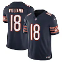 Zennovawear Caleb Williams Chicago Bears Team Vapor FUSE. Stitched Limited Jersey - Navy