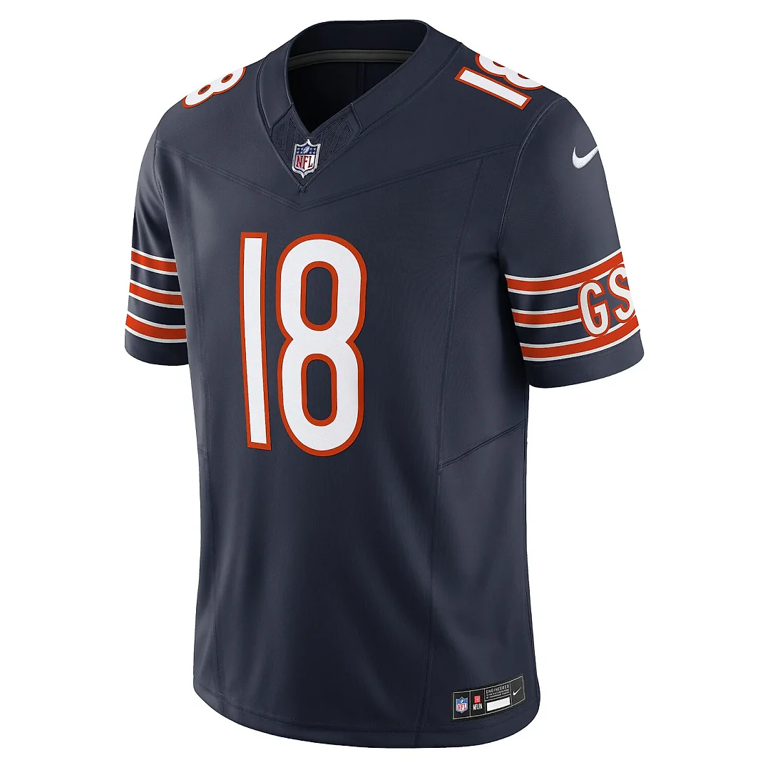 Zennovawear Caleb Williams Chicago Bears Vapor FUSE. Limited Jersey - Navy