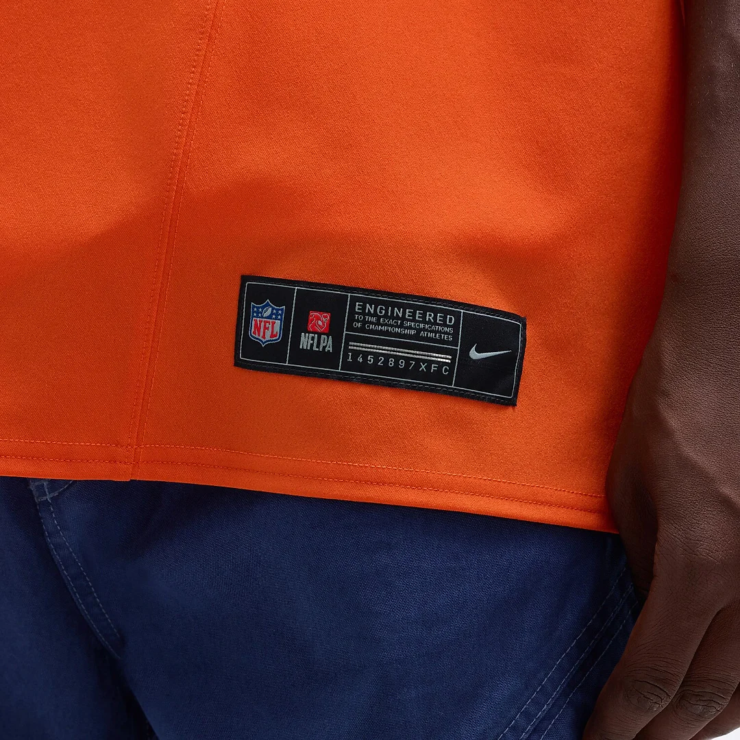 Zennovawear Caleb Williams Chicago Bears Alternate Vapor FUSE. Elite Jersey - Orange