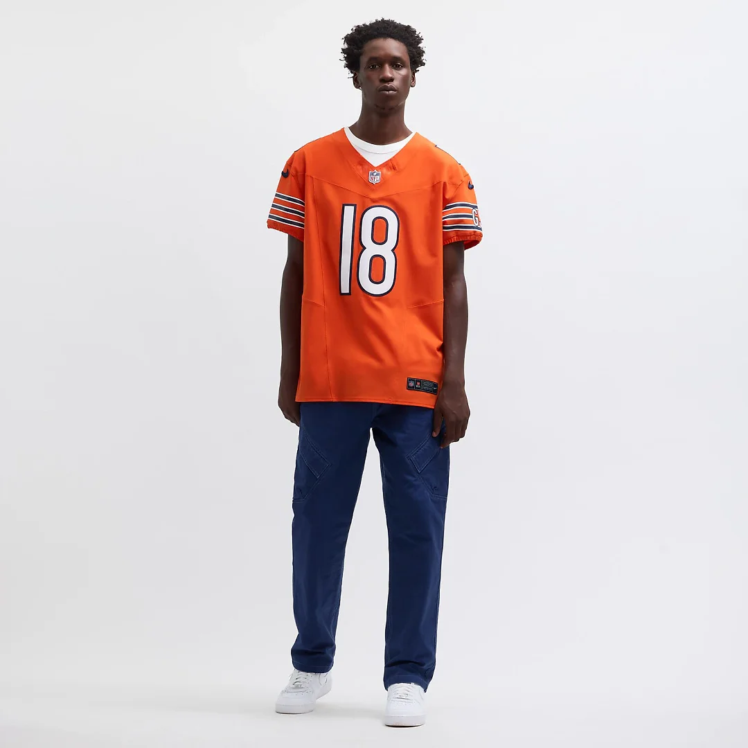 Zennovawear Caleb Williams Chicago Bears Alternate Vapor FUSE. Elite Jersey - Orange