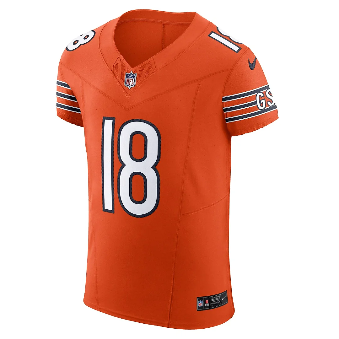Zennovawear Caleb Williams Chicago Bears Alternate Vapor FUSE. Elite Jersey - Orange