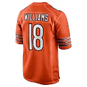 Zennovawear Caleb Williams Chicago Bears Alternate Player Game Jersey - Orange